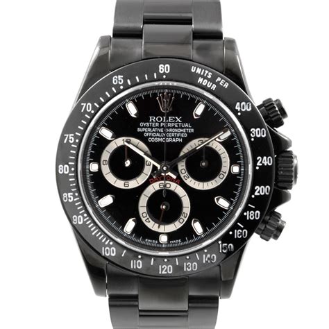 All Black Rolex Customized DLC.